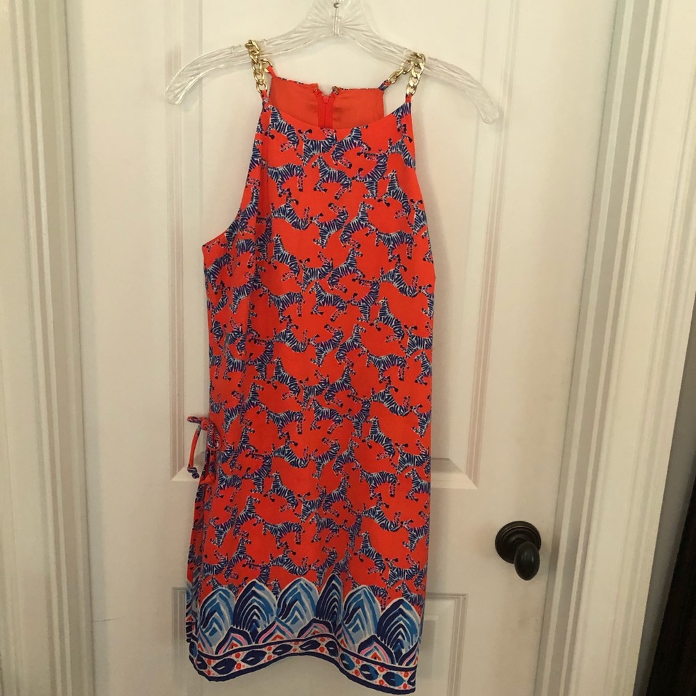 Lilly Pulitzer 2020 Zebra Print Romper NWOT